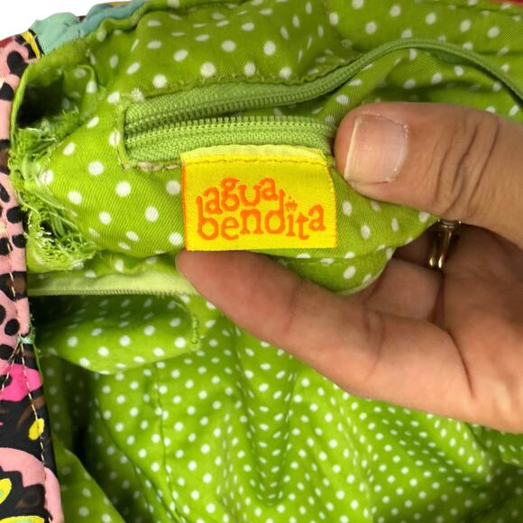 Agua Bendita Rare Patchwork Boho Crossbody Bag‎ Multicolor - Picture 8 of 12